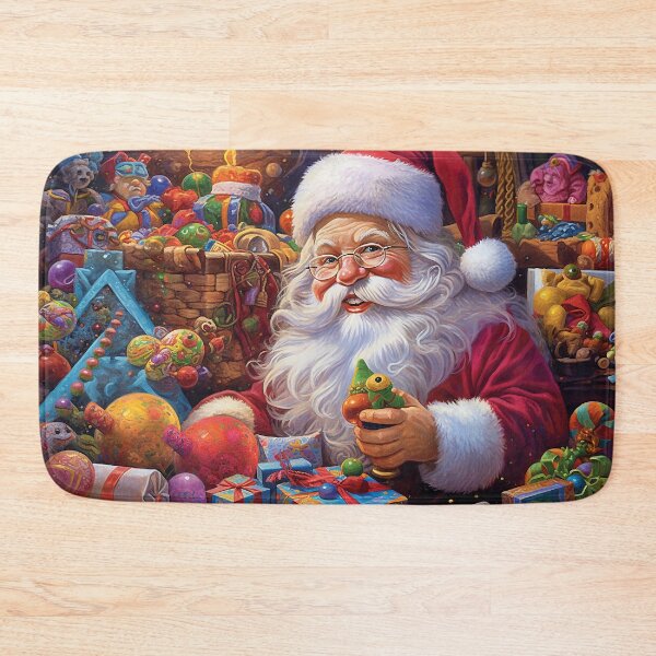 Item preview,  Santa Claus Oil painting Festive illustration Christmas 2023 designed and sold by Mickeymouse2023.