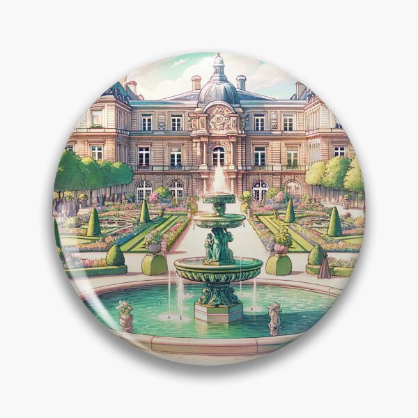 Item preview, Jardin du Luxembourg Drawing designed and sold by unrealartwork.