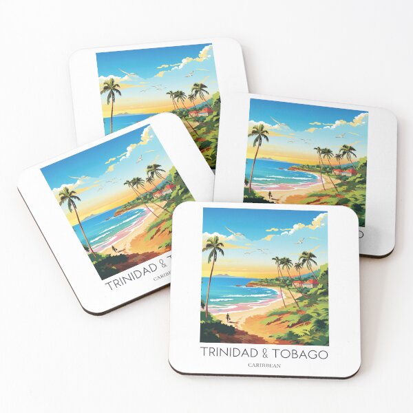 Item preview, A Pop Art Travel Print of Trinidad & Tobago  designed and sold by StudioRedKoala.