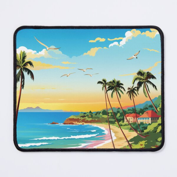 Artikelvorschau, A Pop Art Travel Print of Trinidad & Tobago  entworfen und verkauft von StudioRedKoala.