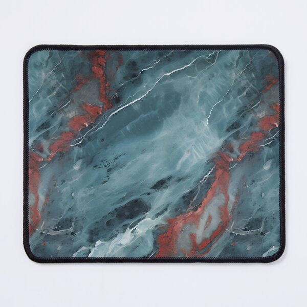 Item preview, Blue, Red and Silver Seamless Repeating Marble Pattern designed and sold by PeteRascal.