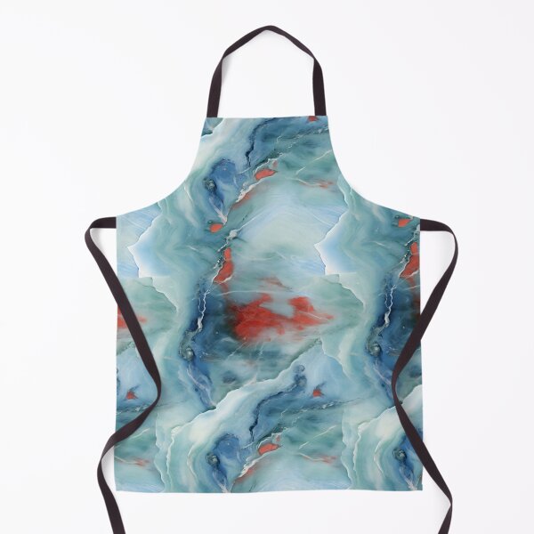 Item preview, Blue, Red and Silver Travertine Marble Texture Pattern designed and sold by PeteRascal.