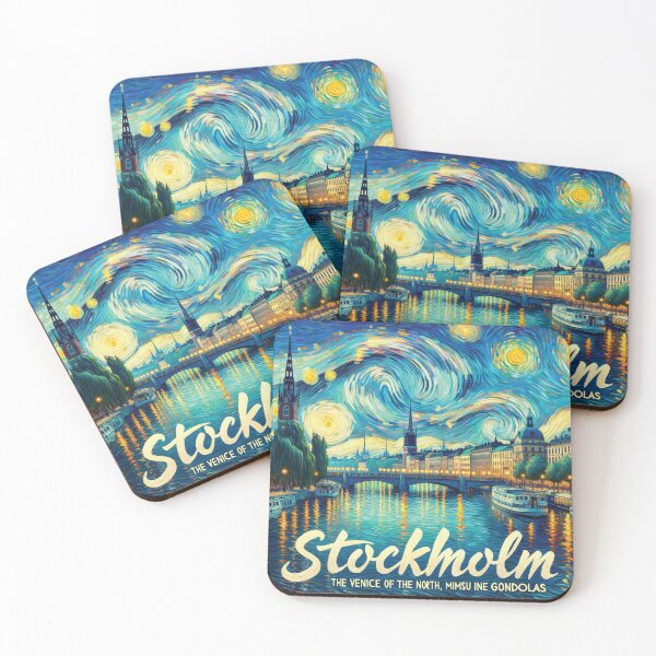 Item preview, Stockholm; Venice of the North, minus the gondolas. designed and sold by Era-of-Traveler.