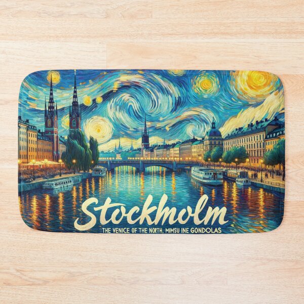Item preview, Stockholm; Venice of the North, minus the gondolas. designed and sold by Era-of-Traveler.