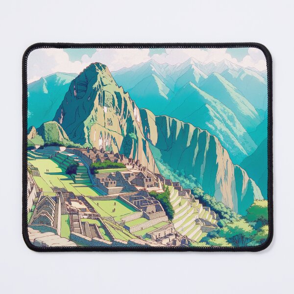 Item preview, Machu Picchu Peru Illustration Drawing designed and sold by unrealartwork.