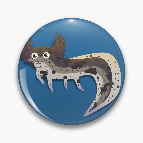 Item preview, Axolotl That is Friend Shaped (brown) designed and sold by Tweetyeti.