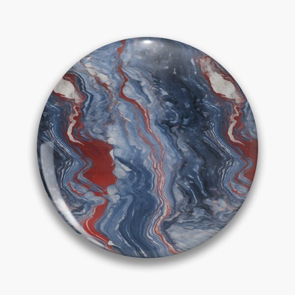 Item preview, Blue, Red and Silver Seamless Repeating Marble Pattern designed and sold by PeteRascal.