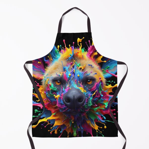 Item preview, Hyenas Splatter Portrait designed and sold by fatbanana.