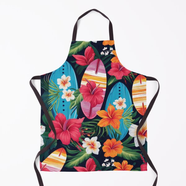 Item preview, surfboards and tropical flowers designed and sold by Purr- Paradise.