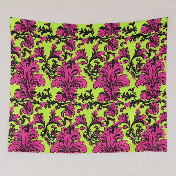Item preview, Damask style design pattern with trending colours for home decoration and living designed and sold by VISIONARTIST.