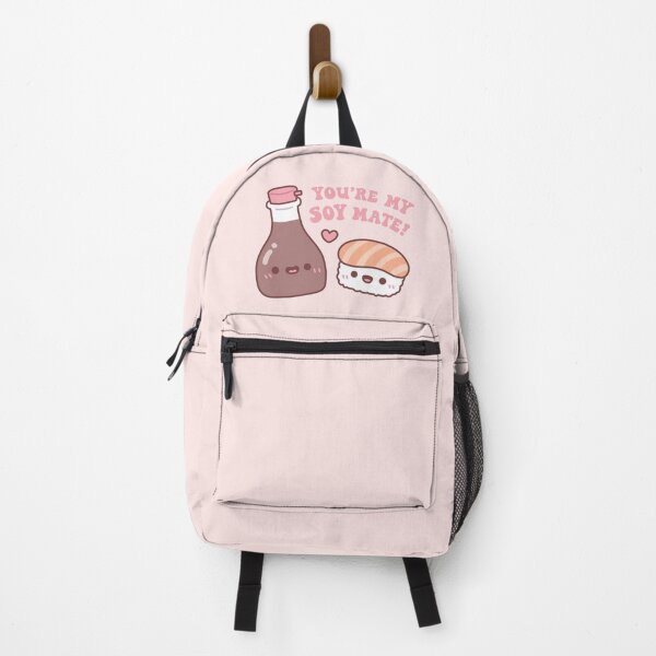 Item preview, Cute Soy Sauce And Sushi You Are My Soy Mate Pun designed and sold by rustydoodle.