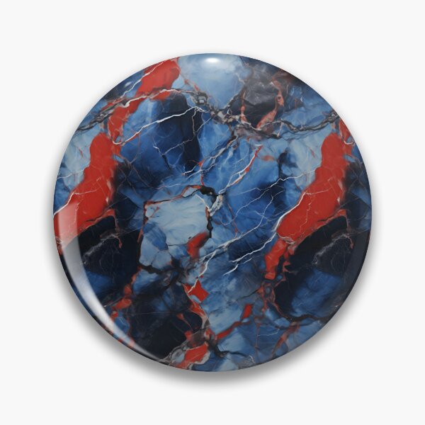 Item preview, Blue, Red and Silver Seamless Repeating Marble Pattern designed and sold by PeteRascal.