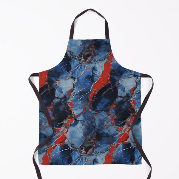 Item preview, Blue, Red and Silver Seamless Repeating Marble Pattern designed and sold by PeteRascal.
