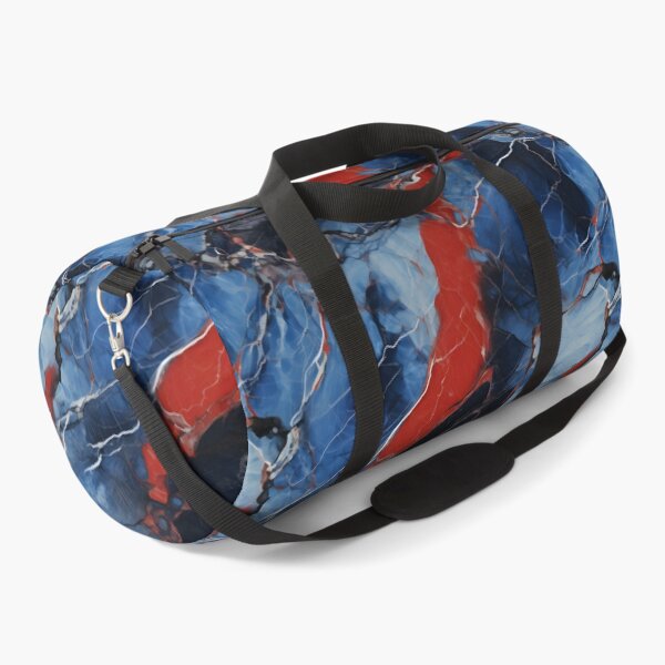 Item preview, Blue, Red and Silver Seamless Repeating Marble Pattern designed and sold by PeteRascal.