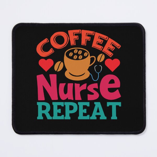 Item preview, Coffee Nurse Repeat, Registered Nurse Coffee Lover, Oncology Nurse, Nursing School Apparel, PACU nurse gift designed and sold by behindthefacts.