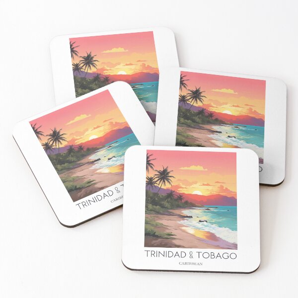 Item preview, A Pop Art Travel Print of Trinidad & Tobago  designed and sold by StudioRedKoala.
