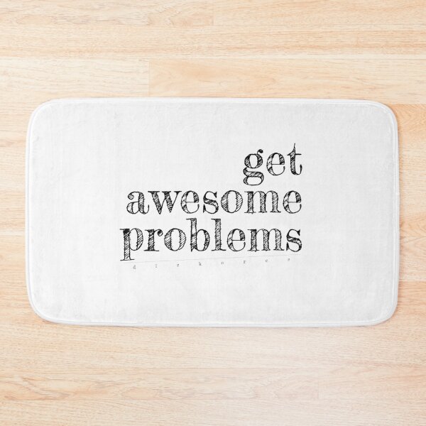 Item preview, get awesome problems blk txt designed and sold by Dizkorce.