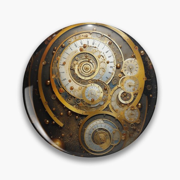 Item preview, Hypnotic Spirals and Pocketwatches - Time Management designed and sold by JoanNinjaHen.