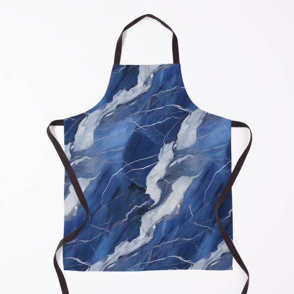 Item preview, Blue and Silver Seamless Repeating Marble Tile Pattern designed and sold by PeteRascal.