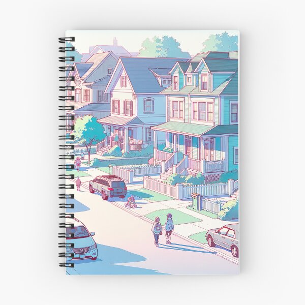 Item preview, American Suburban Illustration designed and sold by unrealartwork.