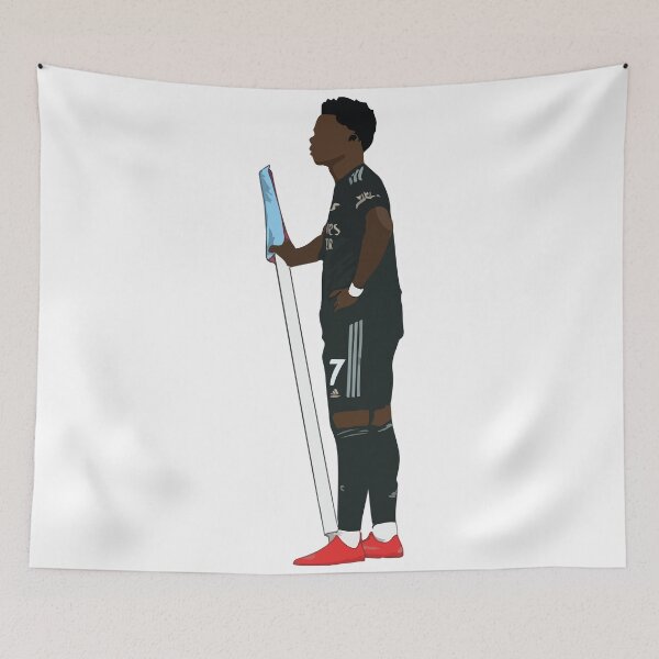 Item preview, Bukayo Saka con bandera de esquina designed and sold by kinxa Axeem.