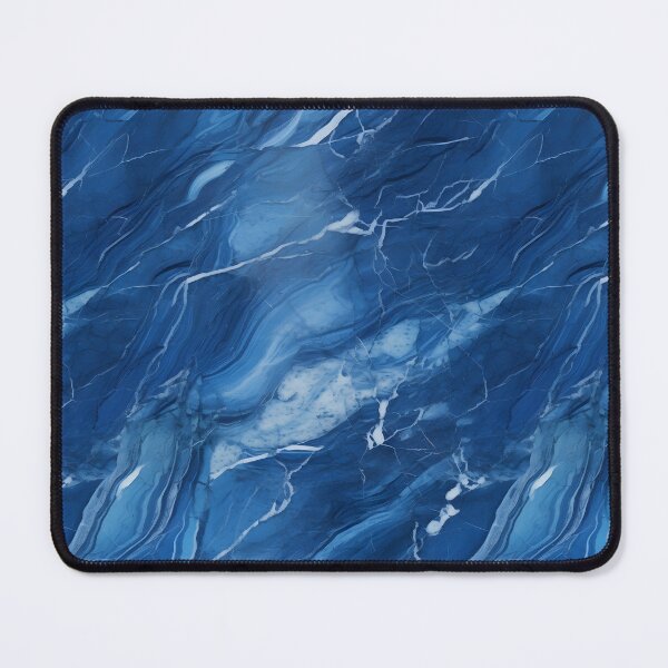Item preview, Blue and Silver Seamless Repeating Marble Tile Pattern designed and sold by PeteRascal.