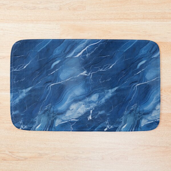 Item preview, Blue and Silver Seamless Repeating Marble Tile Pattern designed and sold by PeteRascal.