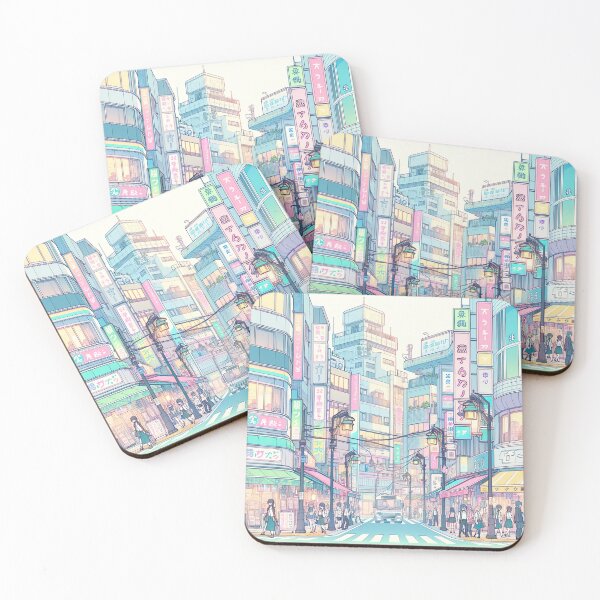 Item preview, Tokyo Street Illustration designed and sold by unrealartwork.