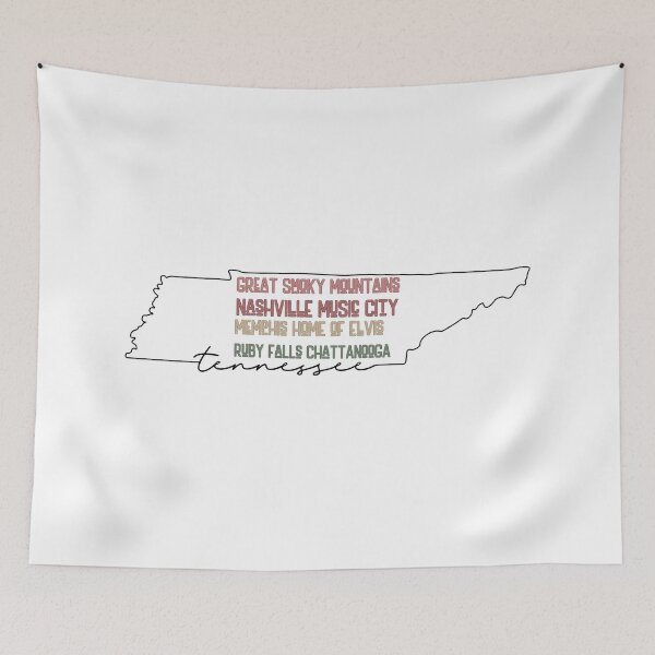 Item preview, Tennessee Map designed and sold by WanderQuestCo.