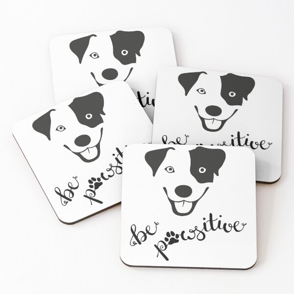 Item preview, Happy Dog "be pawsitive" designed and sold by kasumidesign.
