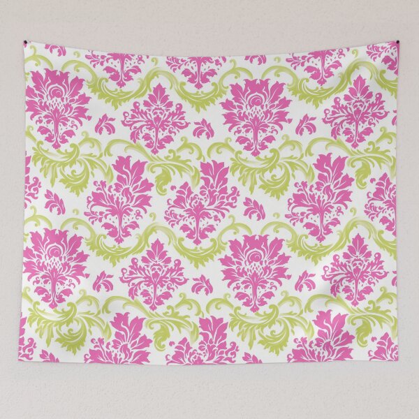 Item preview, Damask style design pattern with trending colours for home decoration and living designed and sold by VISIONARTIST.