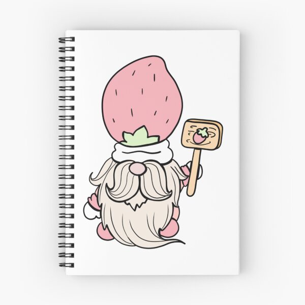 Item preview, Strawberry gnome sticker designed and sold by Bunnylovely.