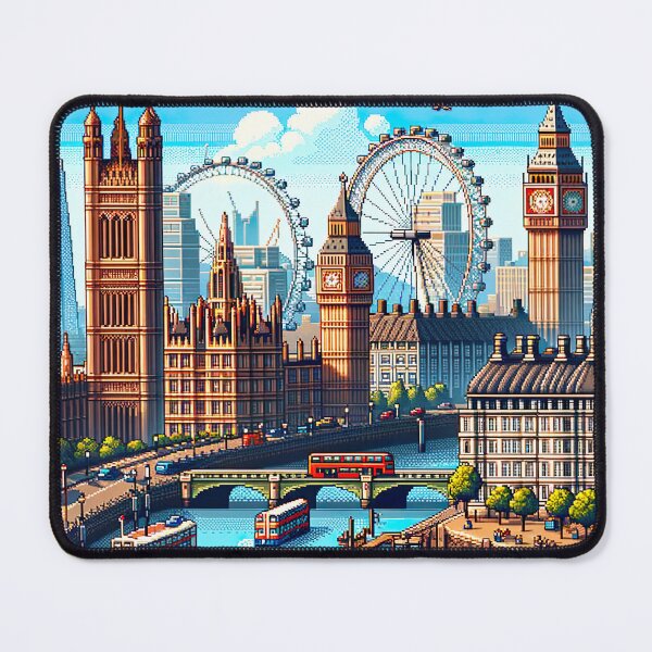 Artikelvorschau, Pixelige London-Illustration entworfen und verkauft von unrealartwork.