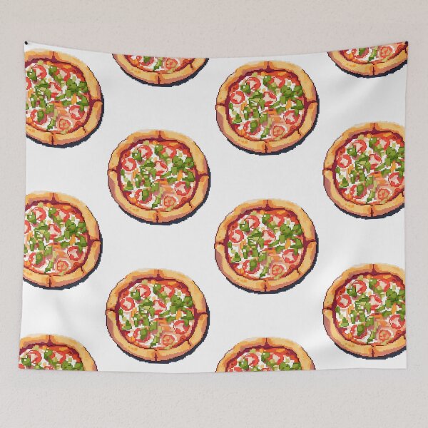 Item preview, Vegetarian Pizza- Pixel art designed and sold by octoboobs.