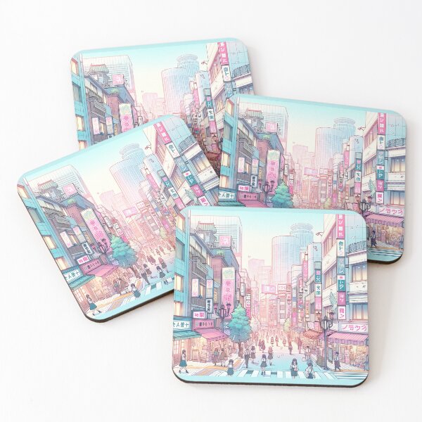 Item preview, Tokyo Street Illustration designed and sold by unrealartwork.