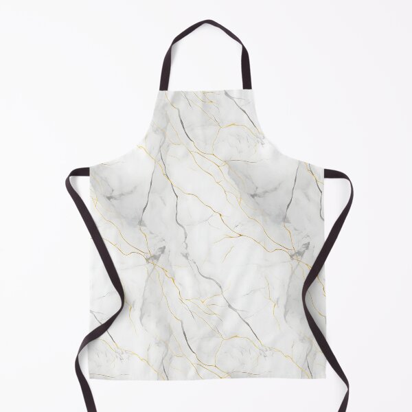 Item preview, White and Gold Seamless Repeating Marble Tile Pattern designed and sold by PeteRascal.