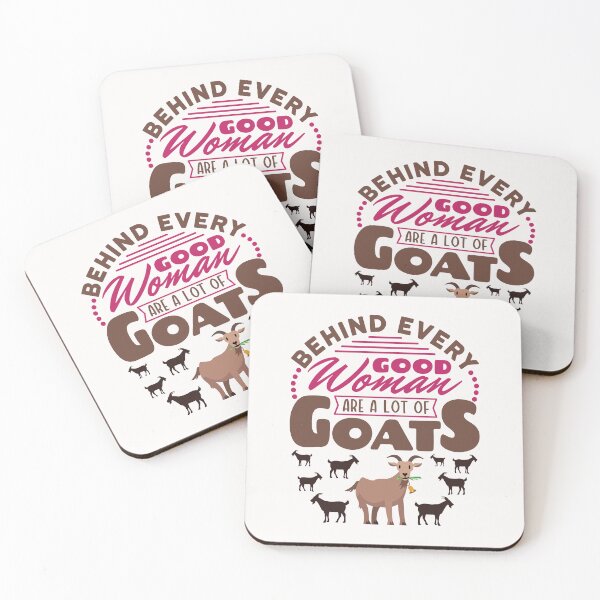 Item preview, Behind Every Good Woman Are a Whole Lot of Goats Funny Goat Mom designed and sold by jaygo.