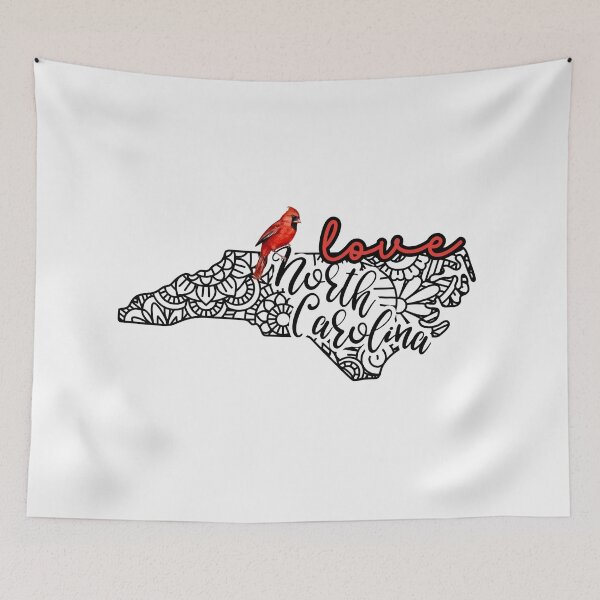 Item preview, North Carolina Map designed and sold by WanderQuestCo.