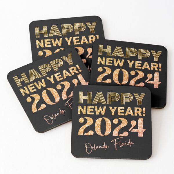 Item preview, Happy New Year 2024 Orlando,Florida designed and sold by AryaSubramanian.