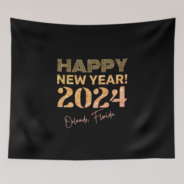 Item preview, Happy New Year 2024 Orlando,Florida designed and sold by AryaSubramanian.