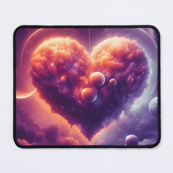 Item preview, Heart in space designed and sold by AI-Only Creations.