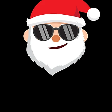 Imagen de la obra Santa Emoticons Cool Funny Christmas Emoticon Cool Santa Gear de DynamicDesign