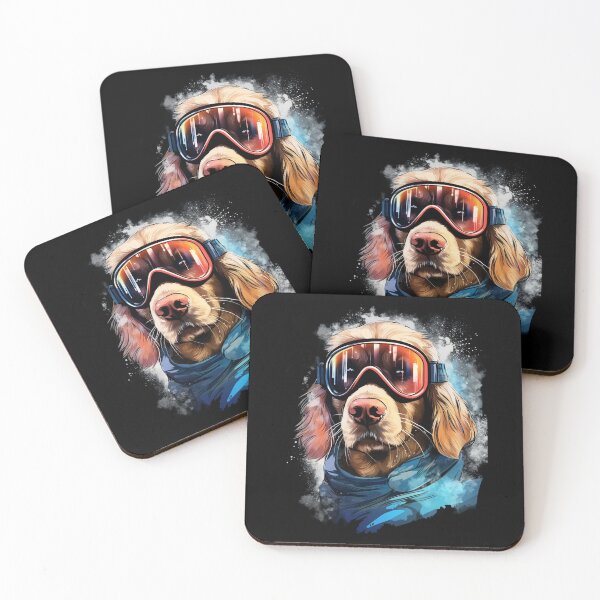 Item preview, Ski Dog in Ski Googles designed and sold by AnnaMDesign.