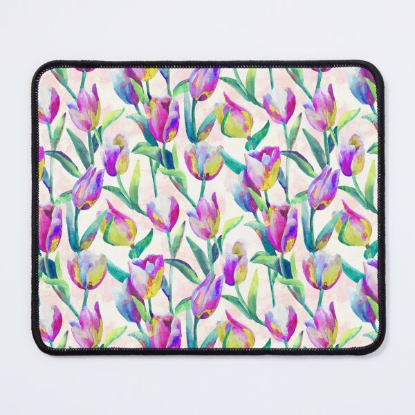 Item preview, Tulips spring pink designed and sold by Alessandro Remo Mazzoni Remotextiles.
