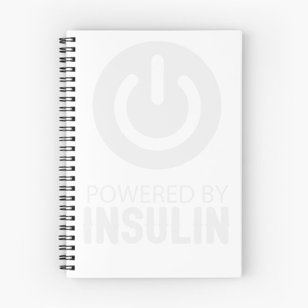 Item preview, Powered By Insulin - Funny Diabetes Humor designed and sold by lookhumandesign.