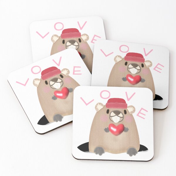 Item preview, Groundhogs love nature, Watercolor Digital Art designed and sold by MigWhimsy.