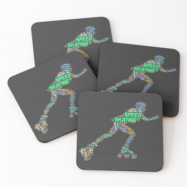 Item preview, Speed Skating for Darker Backgrounds designed and sold by WordsYouLove.