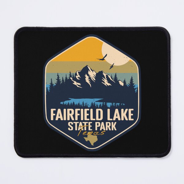Item preview, Fairfield Lake State Park Texas Vacation TX Souvenir Retro Badge designed and sold by mountainfad.