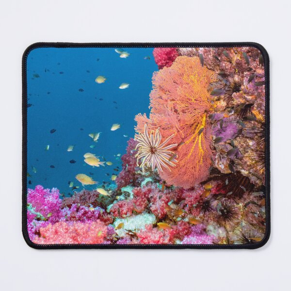 Item preview, Beautiful Colorful Peaceful Soft Coral Reef Ocean Underwater The Aquachick Thailand designed and sold by RainbowGuacamol.