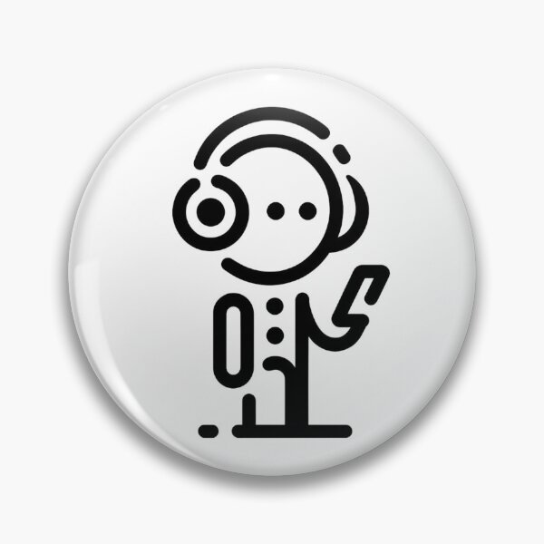 Item preview, Minimalist Stick Figure with Headphones and Smartphone designed and sold by Filpasel.